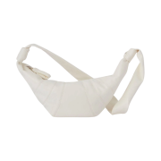 Lemaire Medium Croissant Bag Soft Nappa Leather White