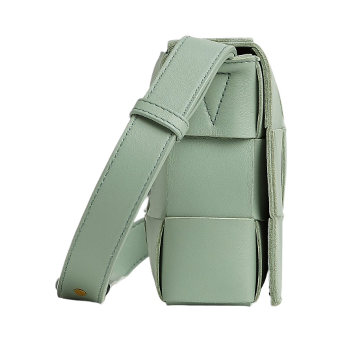 보테가 베네타 램스킨 레더 크로스바디 카세트백 뉴 세이지(Bottega Veneta Lambskin Leather Crossbody Cassette New Sage) - 2