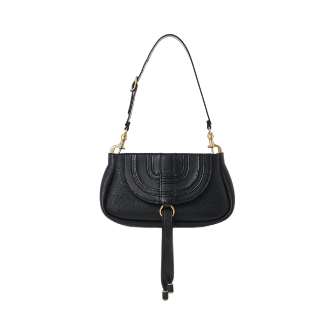 CHC23US602K28001 Chloe Marcie Small Clutch Black