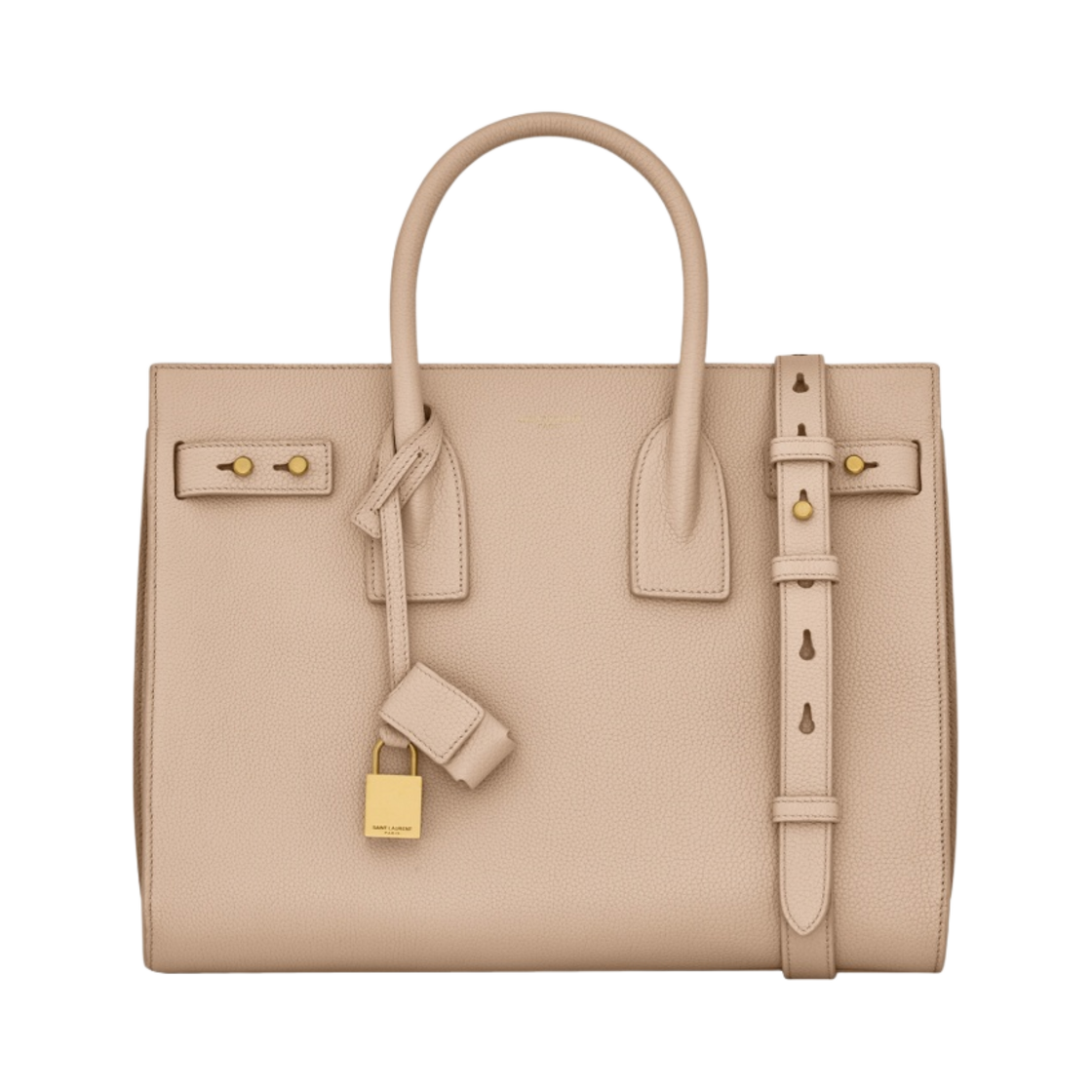 생로랑 삭 드 주르 스몰 서플 그레인 레더 다크 베이지(Saint Laurent Sac De Jour Small in Supple Grained Leather Dark Beige) - 1