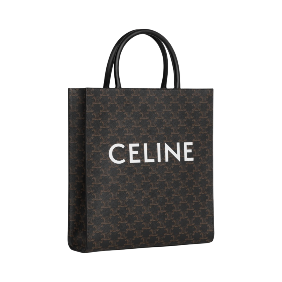 셀린느 트리옹프 캔버스 미디움 버티컬 카바스 셀린느 프린트 블랙(Celine Medium Vertical Cabas in Triomphe Canvas with Celine Print Black) - 2