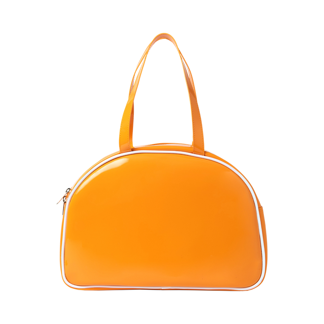 이미스 에나멜 라운드 하프백 오렌지(Emis Enamel Round Half Bag Orange) - 3
