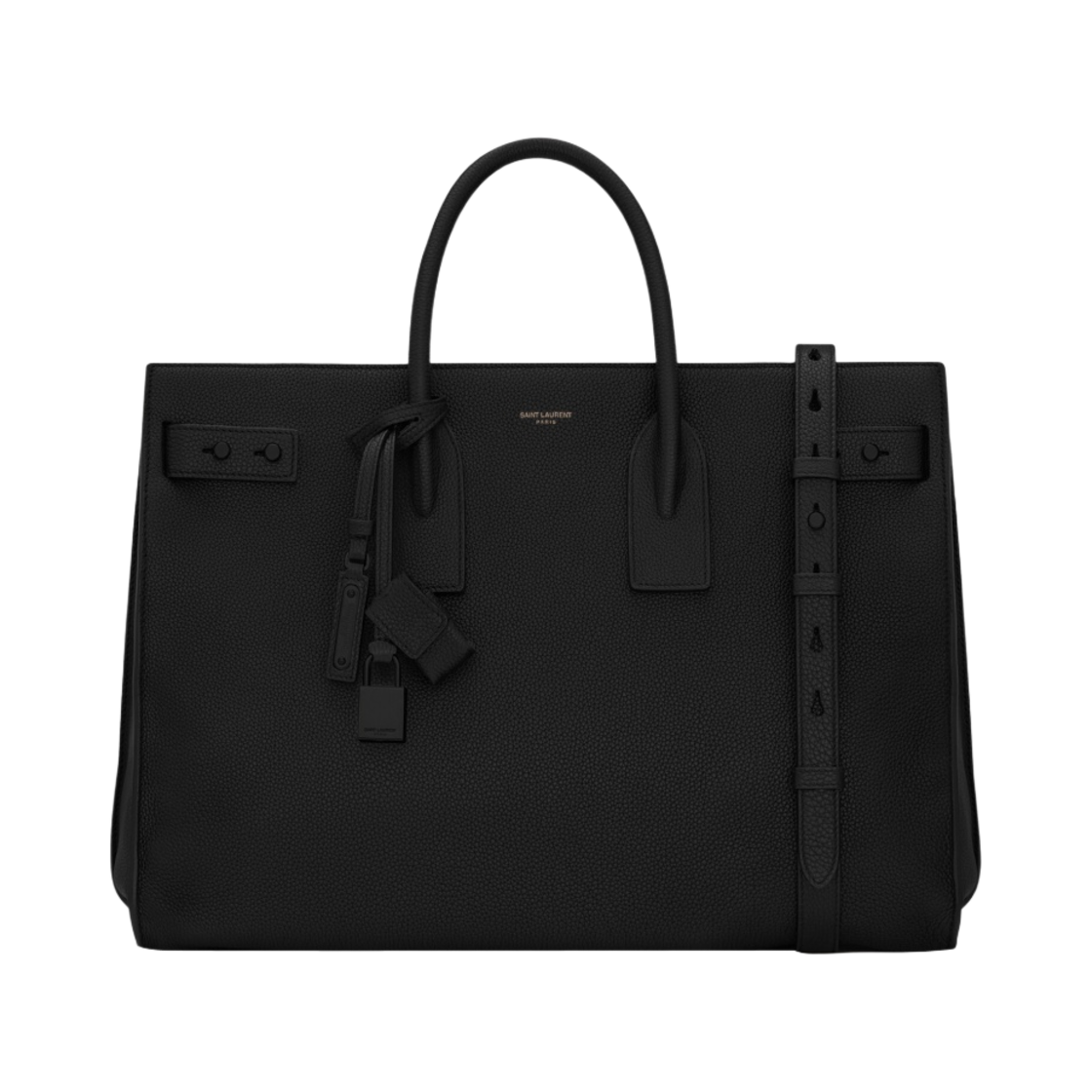 생로랑 삭 드 주르 씬 라지 그레인 레더 블랙(Saint Laurent Sac De Jour Thin Large In Grained Leather Black) - 1