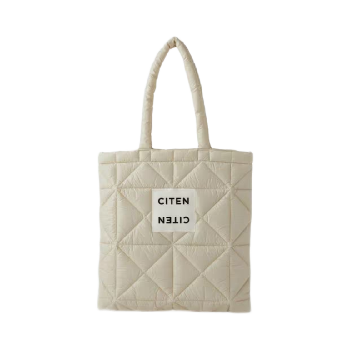 시텐 패디드 토트백 베이지(Citen Padded Tote Bag Beige)