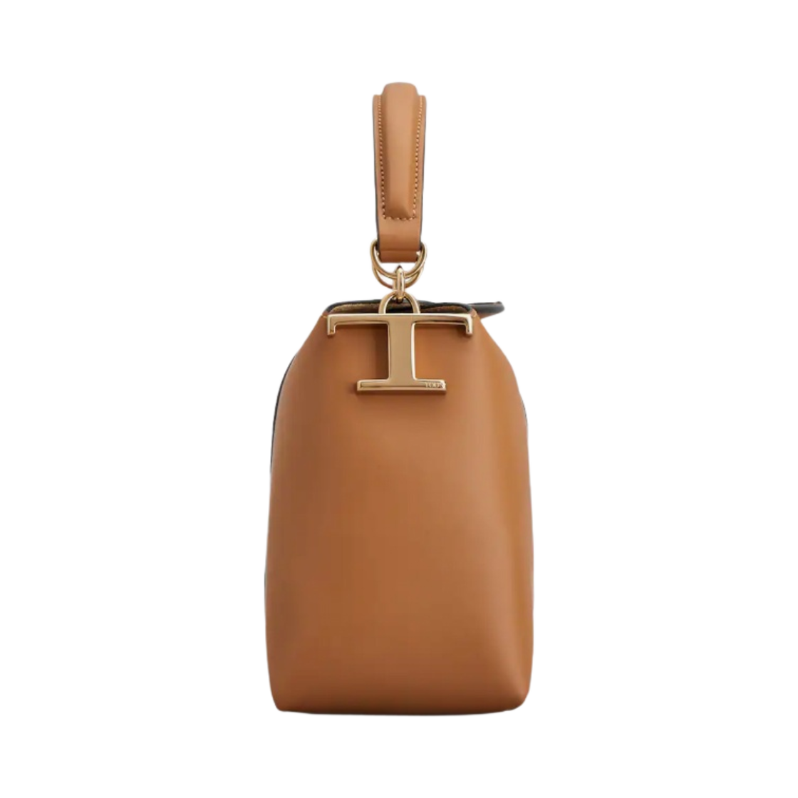 토즈 T 케이스 레더 메신저 토트백 마이크로 브라운(Tod's T Case Messenger Tote Bag in Leather Micro Brown) - 2