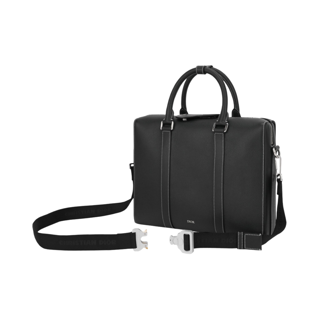 디올 링고 브리프케이스 그레인드 카프스킨 블랙(Dior Lingot Briefcase Grained Calfskin Black) - 3