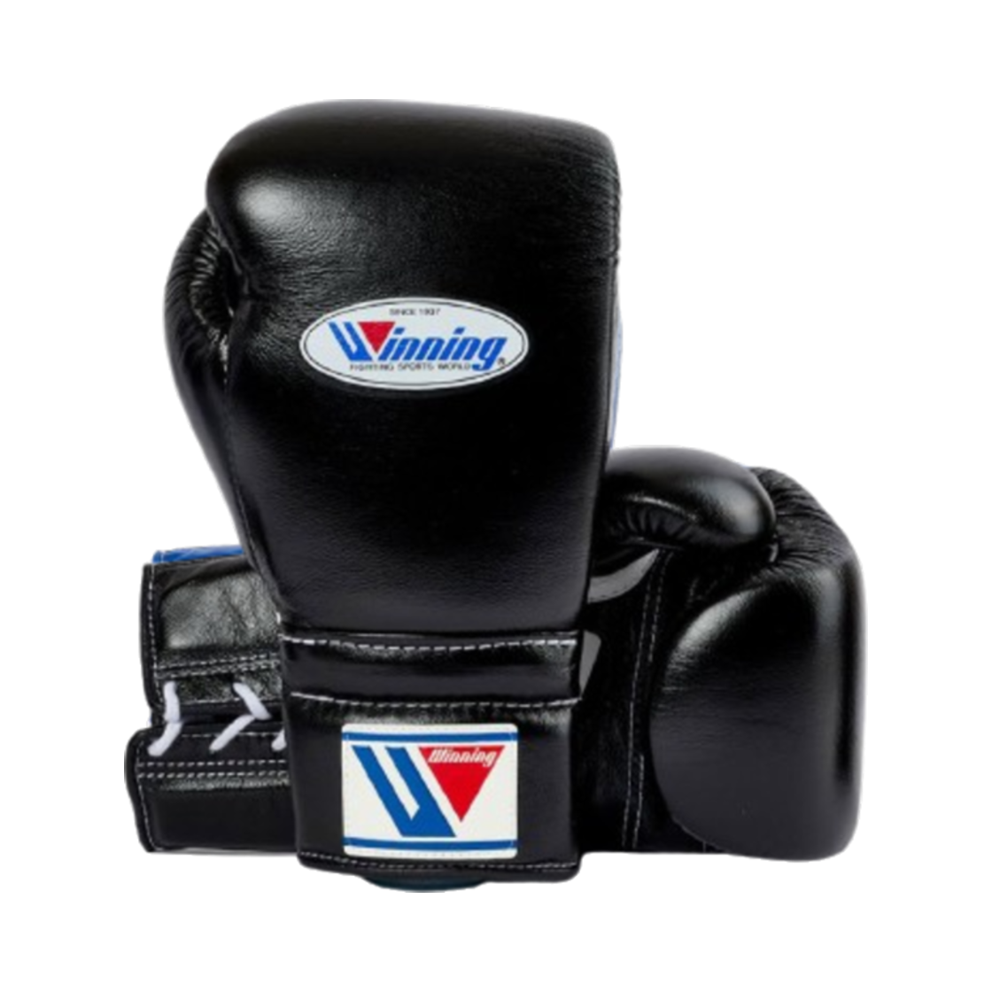 위닝 레이스업 복싱 글러브 블랙(Winning Lace Up Boxing Gloves Black)