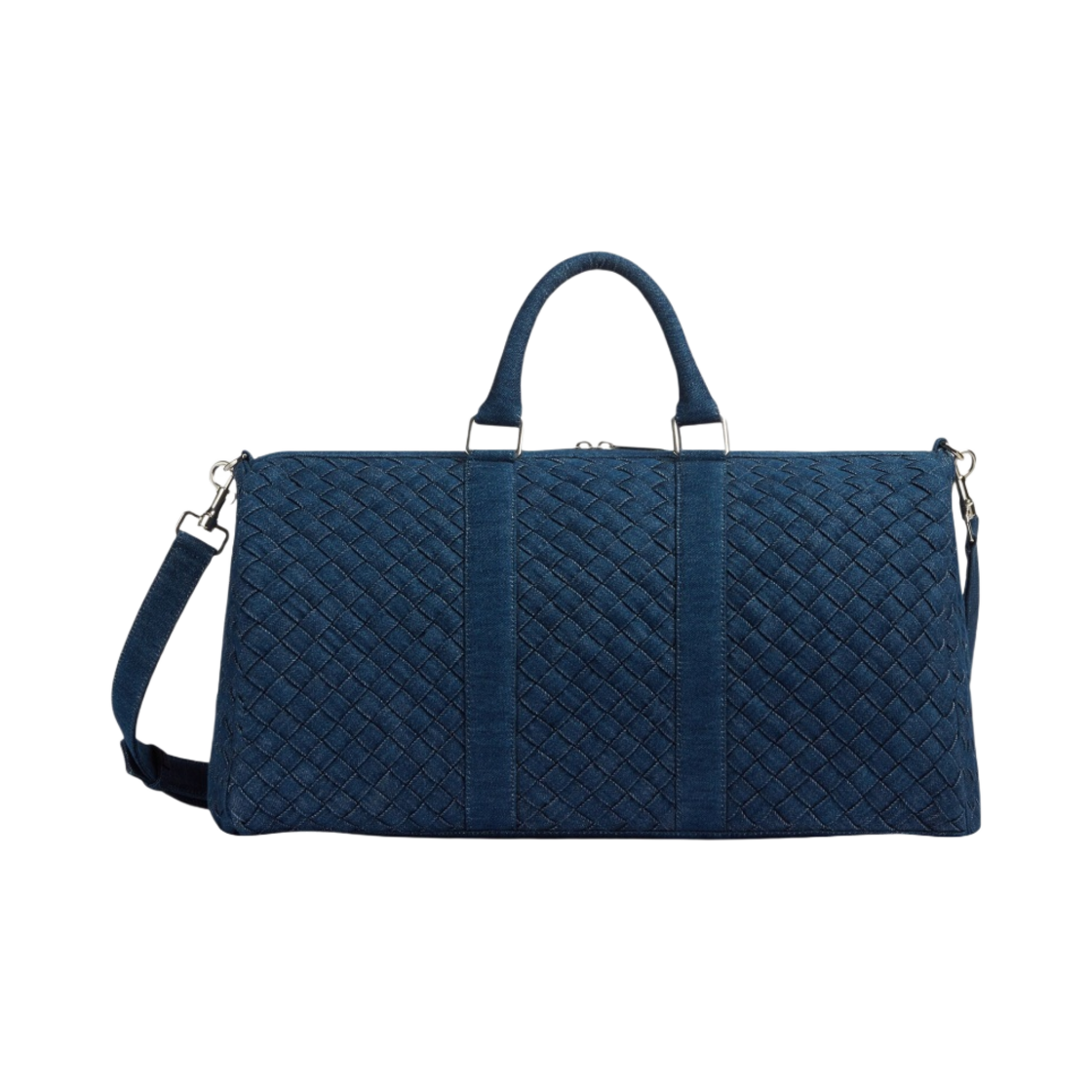 보테가 베네타 미디움 인트레치아토 더플백 인디고(Bottega Veneta Medium Intrecciato Duffle Indigo) - 1