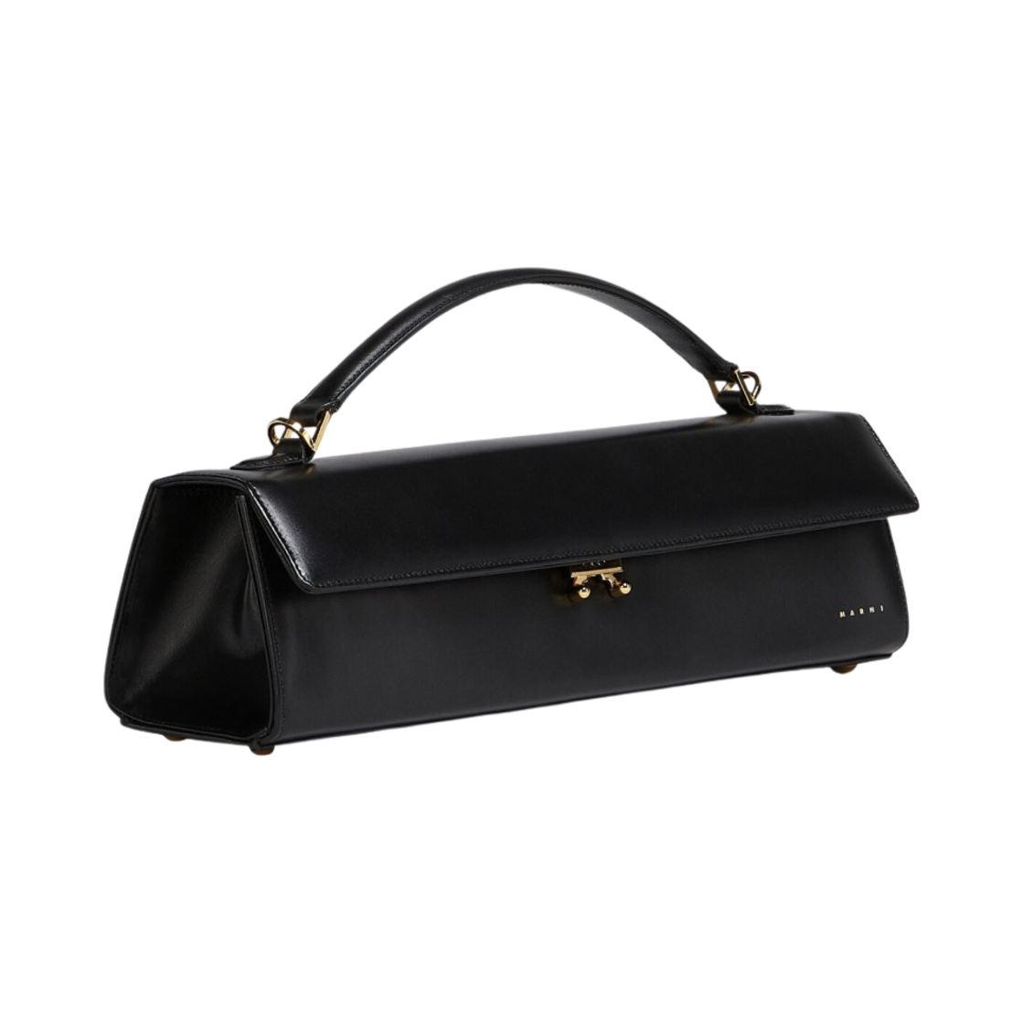 마르니 레더 릴레이티비티 라지백 블랙(Marni Leather Relativity Large Bag Black) - 2