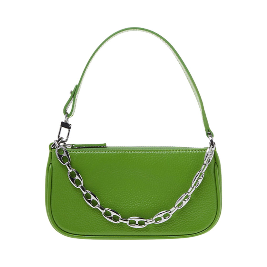 22CRMIRAPSGGSMA By Far Mini Rachel Chain Shoulder Bag Pistachio