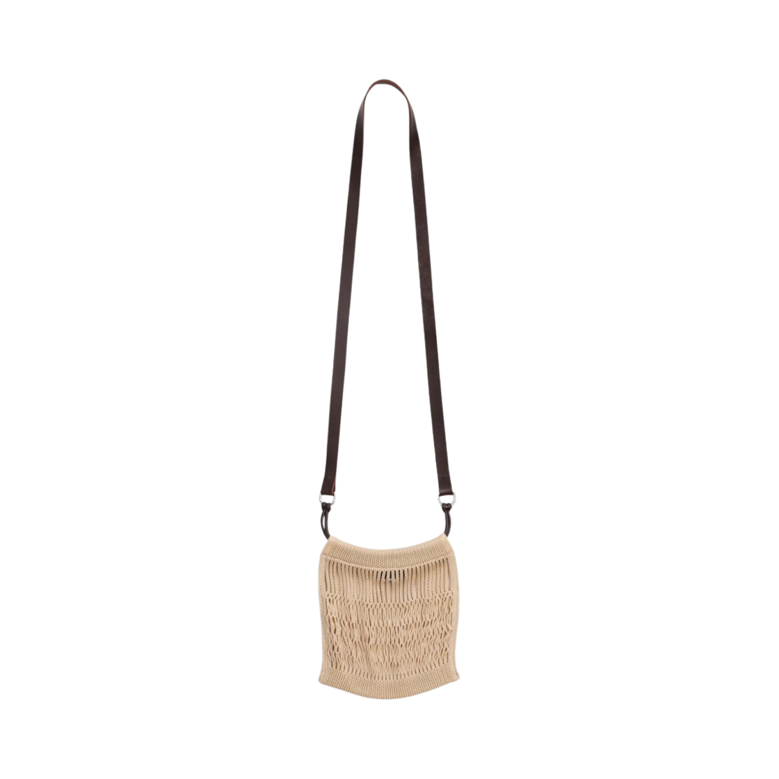 르메르 나일론 네트 미니 크로스바디 필트 네트백 라이트 베이지(Lemaire Nylon Net Mini Crossbody Filt Net Bag Light Beige)