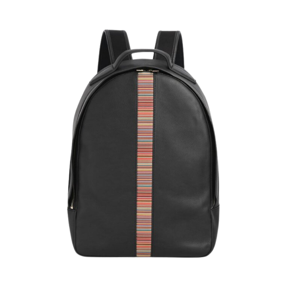 폴 스미스 시그니쳐 스트라이프 레더 백팩 블랙(Paul Smith Signature Stripe Leather Backpack Black)