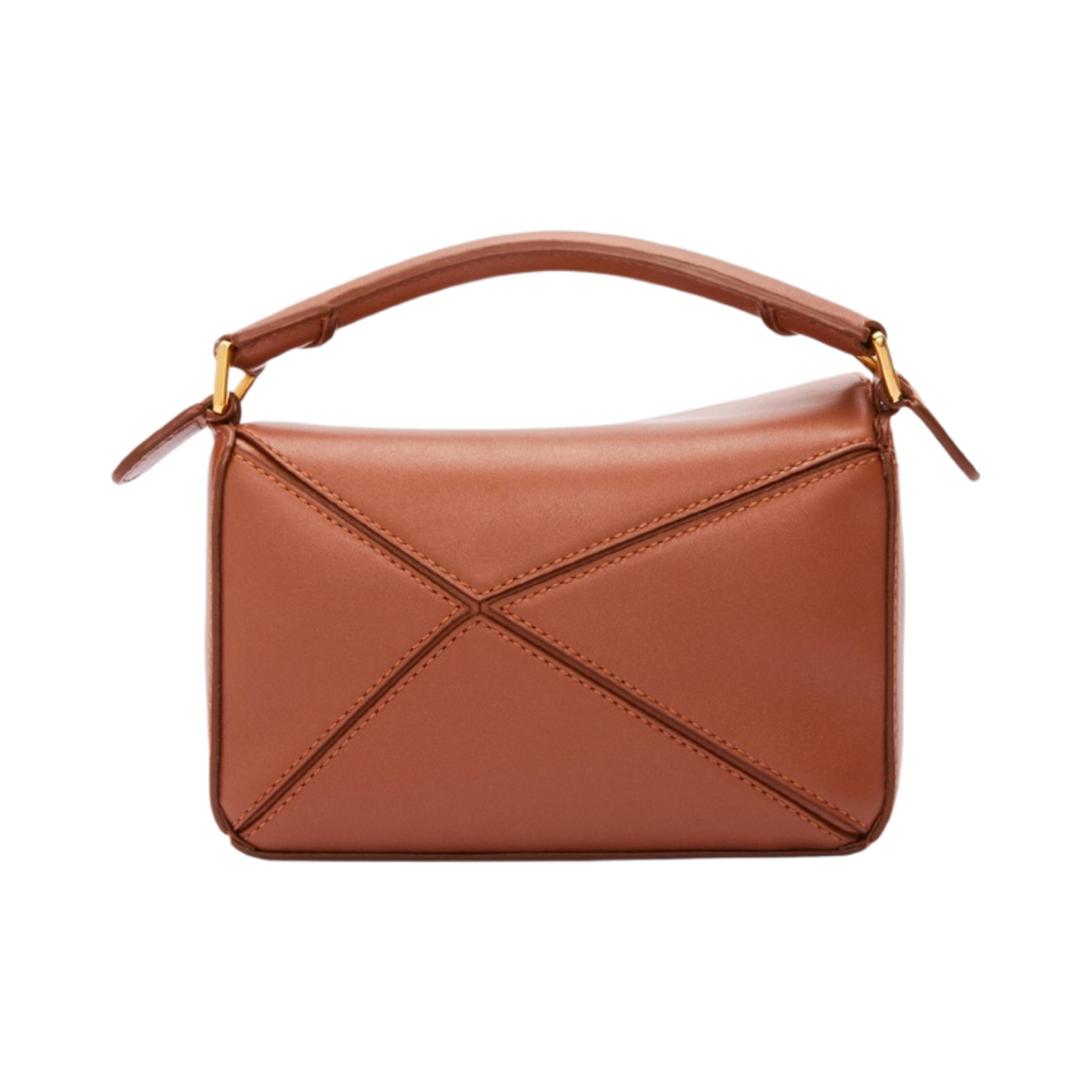 로에베 x 하울의 움직이는 성 캘시퍼 미니 퍼즐백 사틴 카프스킨 러스트(Loewe x Howl's Moving Castle Calcifer Mini Puzzle Bag in Satin Calfskin Rust) - 4
