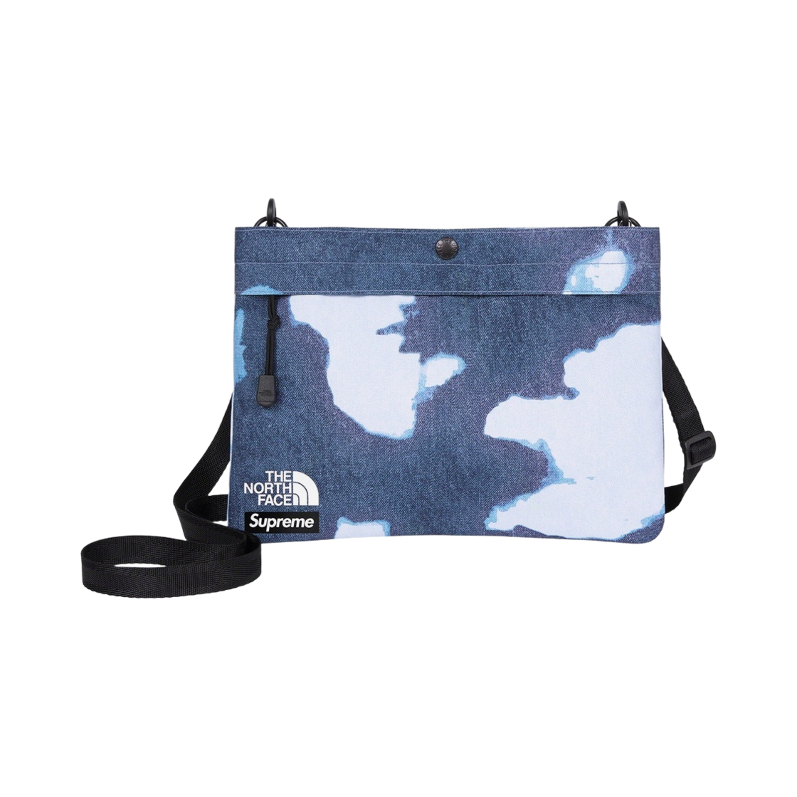슈프림 x 노스페이스 블리치드 데님 프린트 숄더백 인디고 - 21FW(Supreme x The North Face Bleached Denim Print Shoulder Bag Indigo - 21FW) - 2
