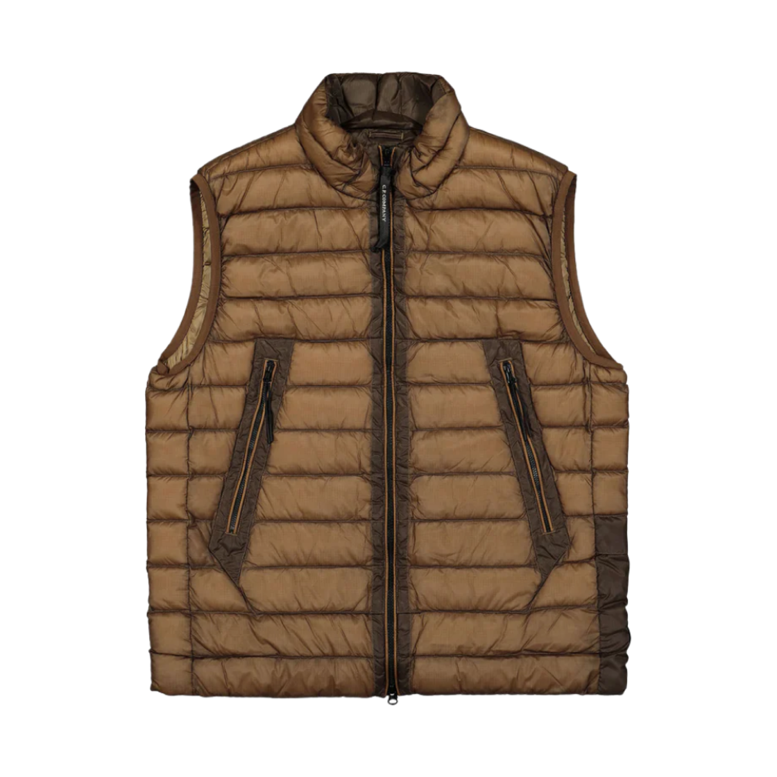 13CMOW170A006099A318 C.P. Company DD Shell Outerwear Vest Cumin Brown - 22FW
