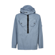 C.P. Company Gabardine Hooded Anorak Infinity Blue - 22FW