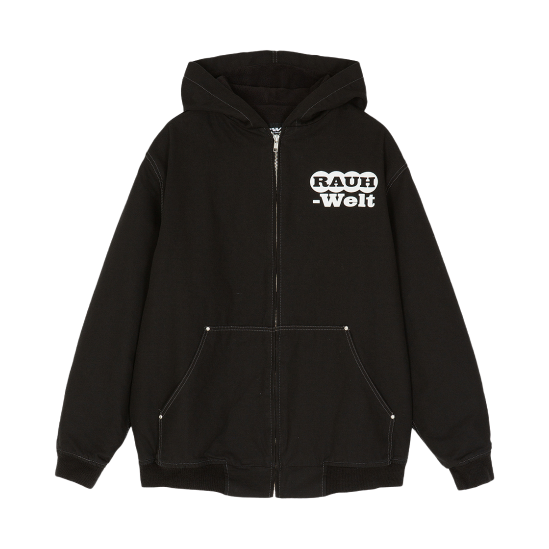 RWB24FWJK005 RWB Speeding Car Canvas Jacket Black