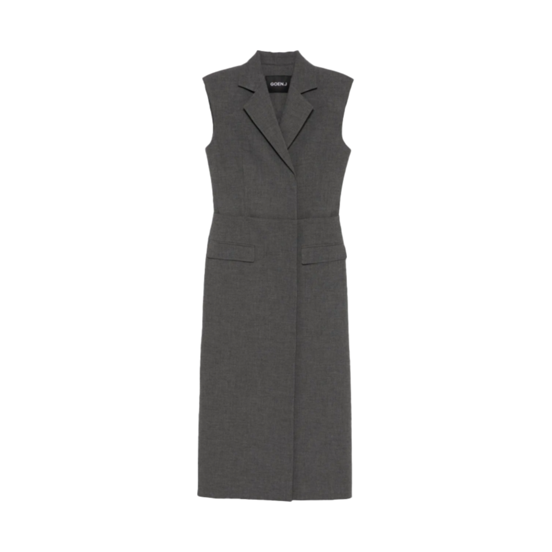 고엔제이 테일러드 베스트 레여 코트 그레이(GOEN.J Tailored Vest Layer Coat Grey)