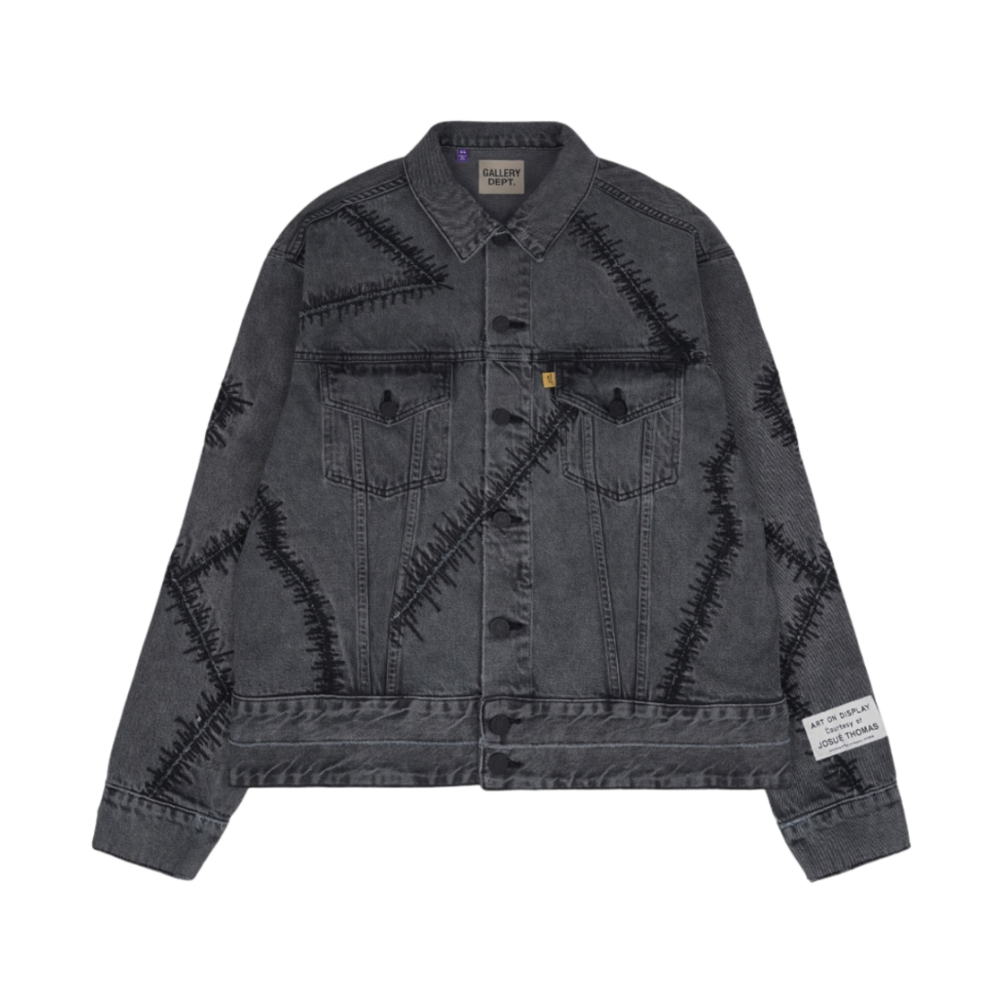 SDJ-20012 Gallery Dept. Scar Andy Jacket Charcoal