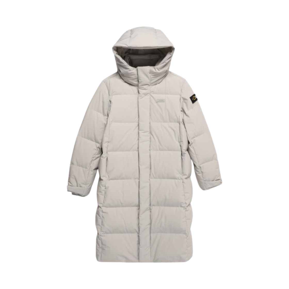 N244UDW860 National Geographic Cayman Pro Long Length Goose Down Jumper Agate Grey