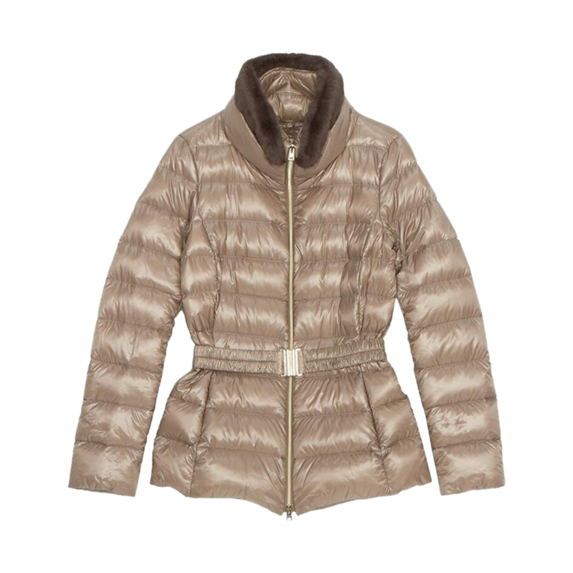 PI0485DIC-12017-2600 (W) Herno Claudia Down Padded Jacket Light Taupe
