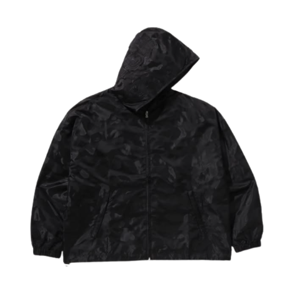 - BAPE Solid Camo Shark Full Zip Jacket Black