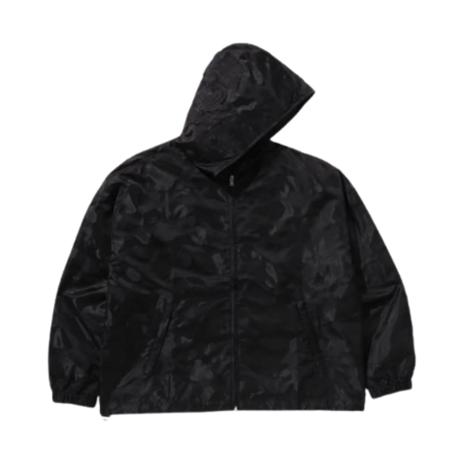 - BAPE Solid Camo Shark Full Zip Jacket Black