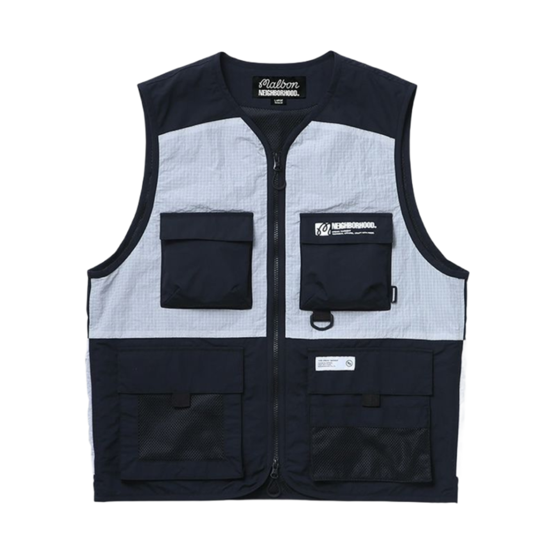 251TS54N-JKM03 Neighborhood x Malbon Golf Tactical Vest Black