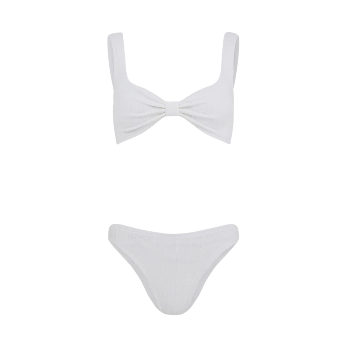 - (W) Hunza G Bonnie Bikini White