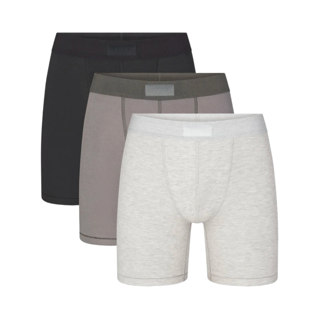 스킴스 코튼 5 박서 브리프 3팩 헤더 멀티(Skims Cotton 5 Boxer Brief 3-Pack Heather Multi)