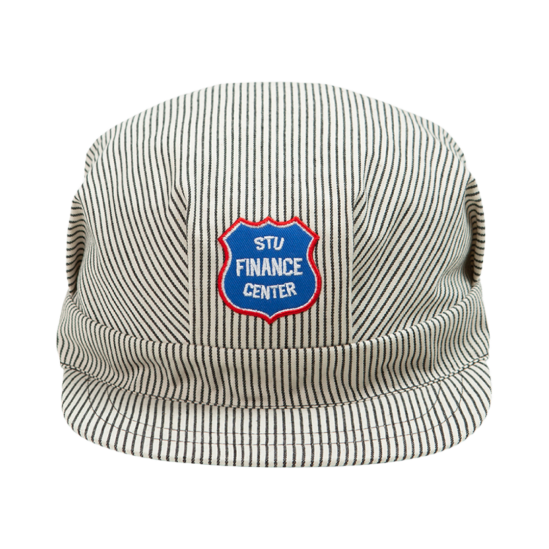 R0000HAS01 STU Bank Stripe Engineer Cap Cream