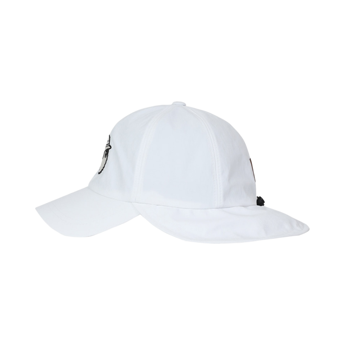 말본 골프 트루퍼 캡 화이트(Malbon Golf Trooper Cap White) - 3