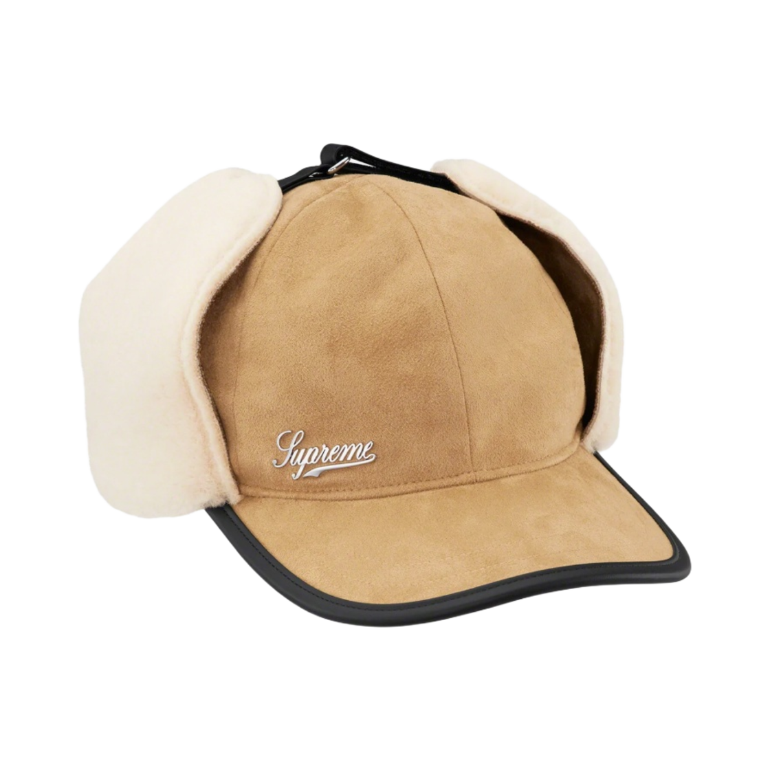 슈프림 셔링 이어플랩 6-패널 캡 탄 - 22FW(Supreme Shearling Earflap 6-Panel Tan - 22FW) - 2