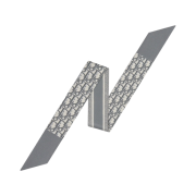 (W) Dior Oblique Mitzah Scarf Silk Twill Grey