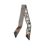 (W) Hermes Les Voitures Nouvelles Twilly Marine Caramel Blanc