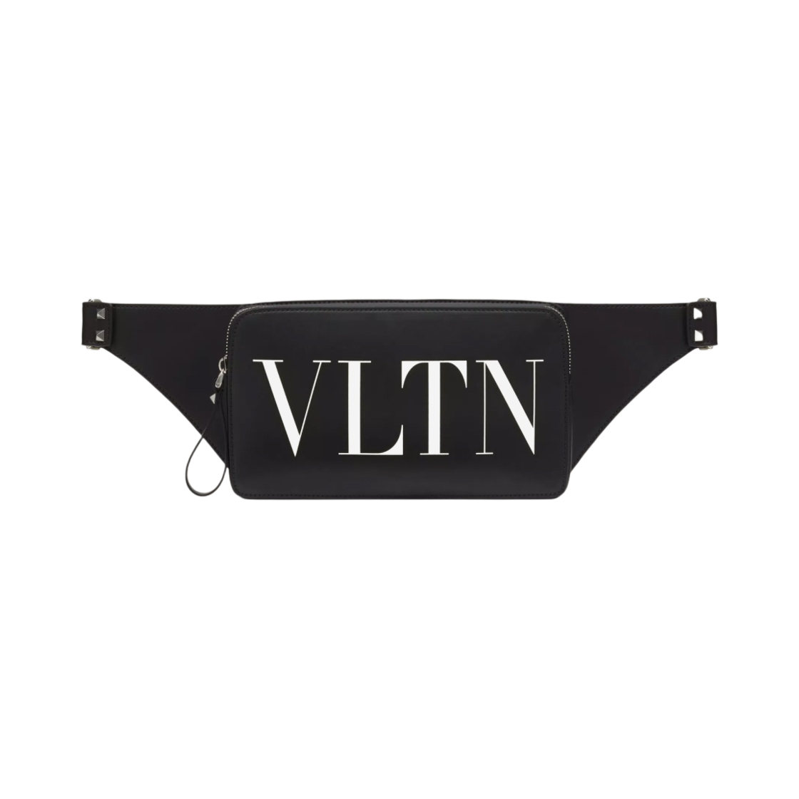 발렌티노 레더 VLTN 벨트백 블랙