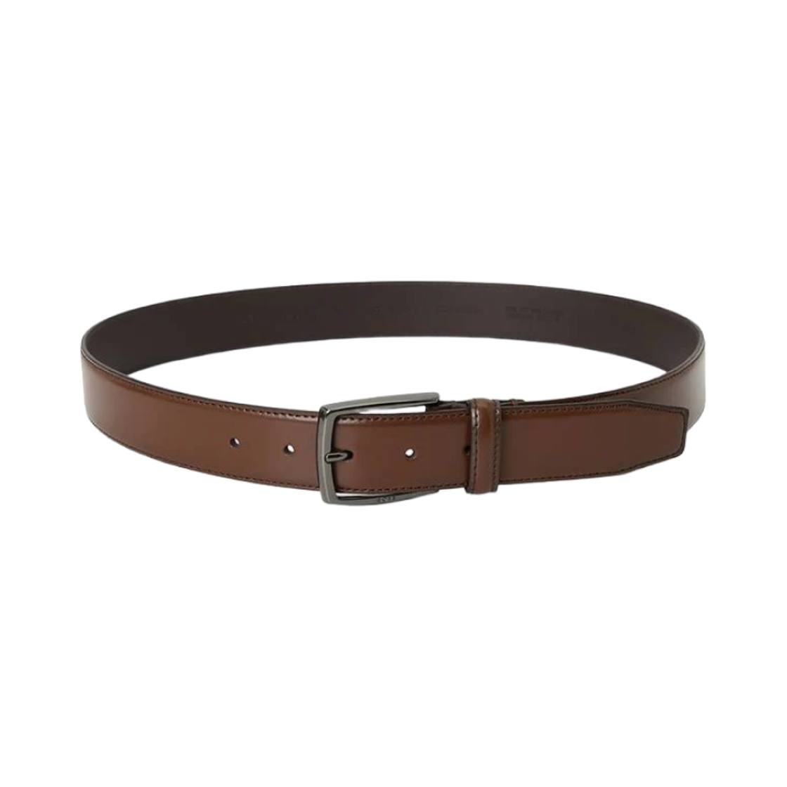 휴고 보스 로고 버클 레더 벨트 브라운(Hugo Boss Leather Belt with Logo Buckle Brown) - 2