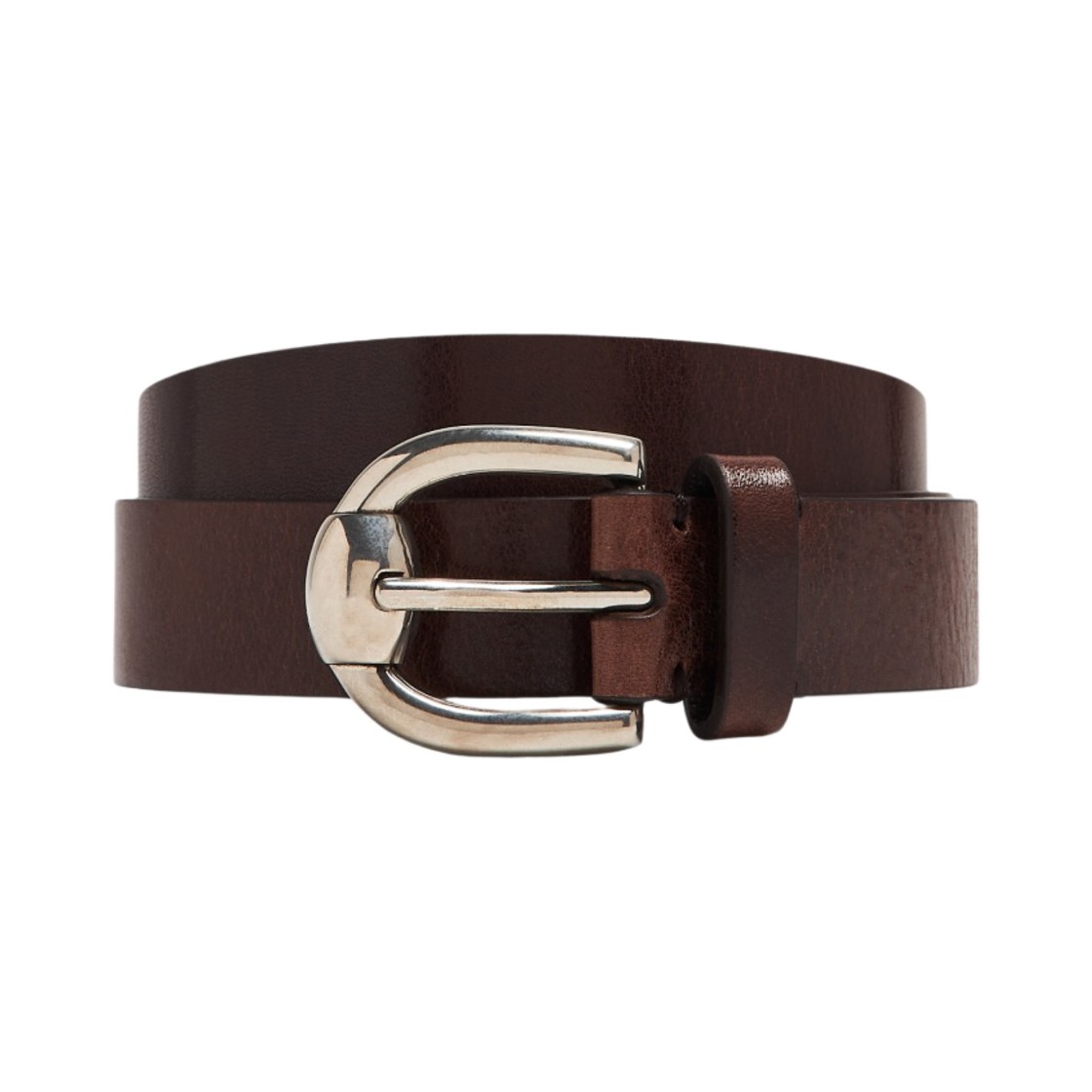 MAUDU265-C5497 Brunello Cucinelli Leather Belt Brown