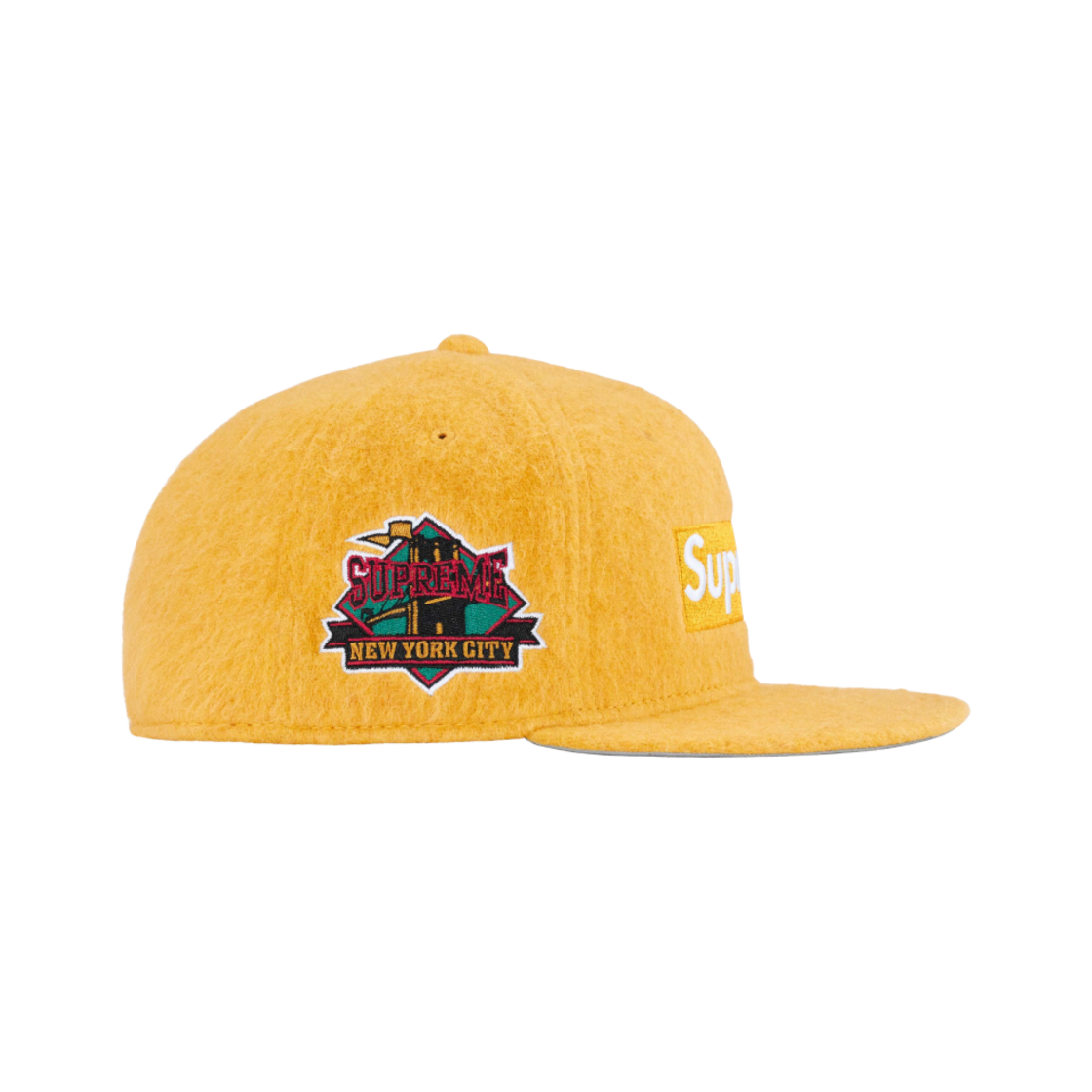 슈프림 브러쉬드 울 박스로고 뉴에라 다크 옐로우 - 24FW(Supreme Brushed Wool Box Logo New Era Dark Yellow - 24FW) - 2