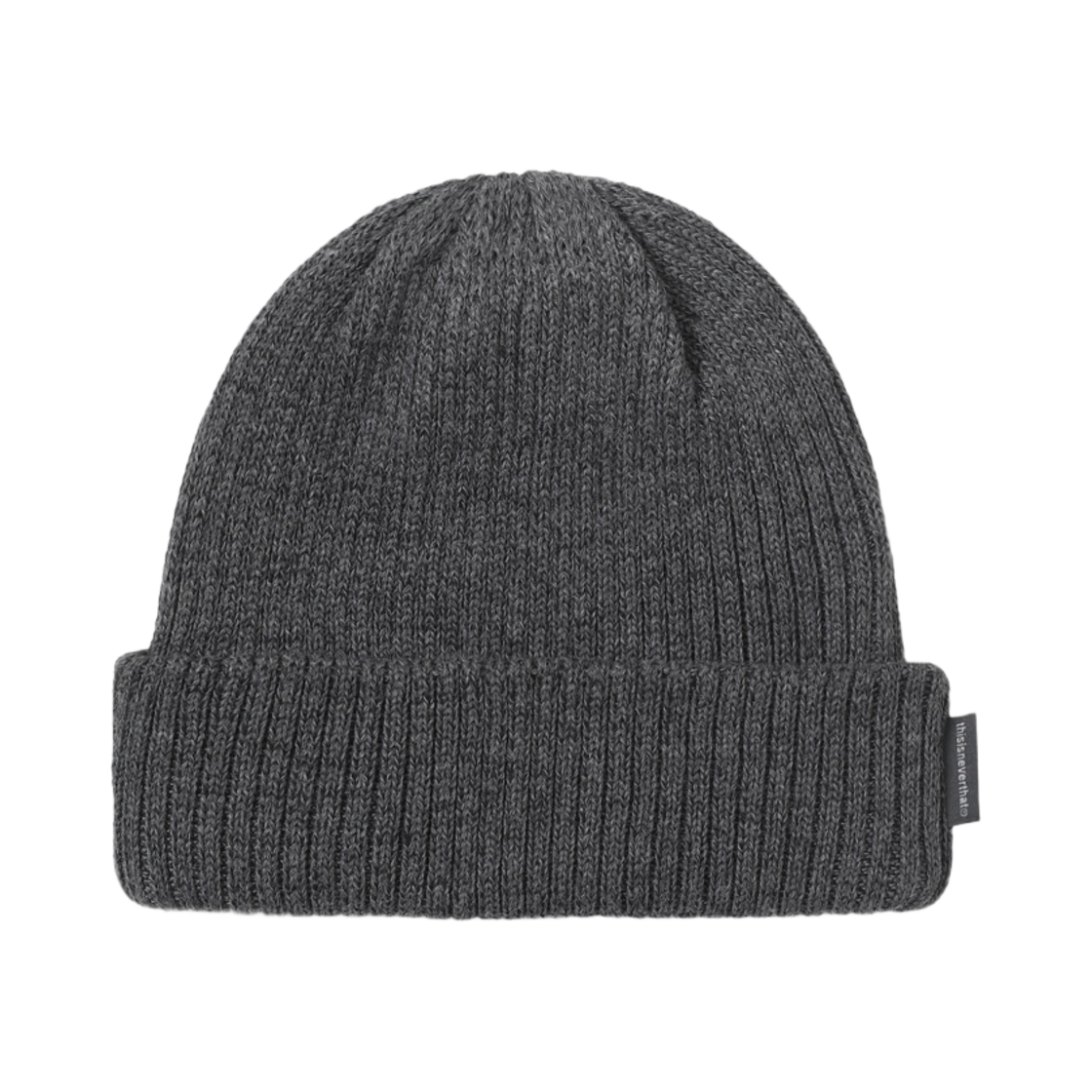 디스이즈네버댓 T-로고 숏 비니 헤더 그레이(thisisneverthat T-Logo Short Beanie Heather Grey) - 2