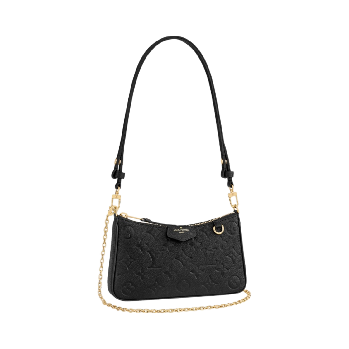 루이비통 이지 파우치 온 스트랩 모노그램 앙프렝뜨 블랙(Louis Vuitton Easy Pouch On Strap Monogram Empreinte Black)