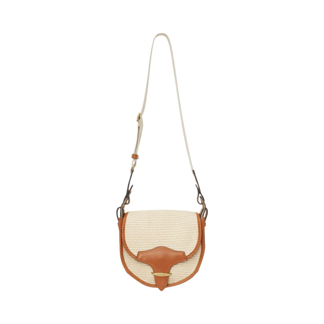 이자벨 마랑 봇시 스몰 사첼 라피아백 내츄럴 꼬냑 - 23SS(Isabel Marant Botsy Small Satchel Raffia Bag Natural Cognac - 23SS) - 4