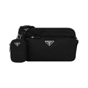 Prada Re-Nylon Rectangle Shoulder Bag Black