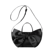 Zara Maxi Ribbon Bucket Bag Black
