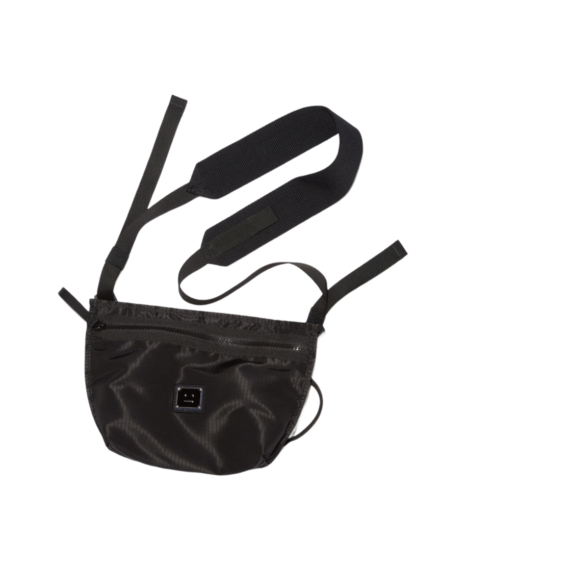 아크네 스튜디오 크로스바디 페이스 백 블랙(Acne Studios Crossbody Face Bag Black)