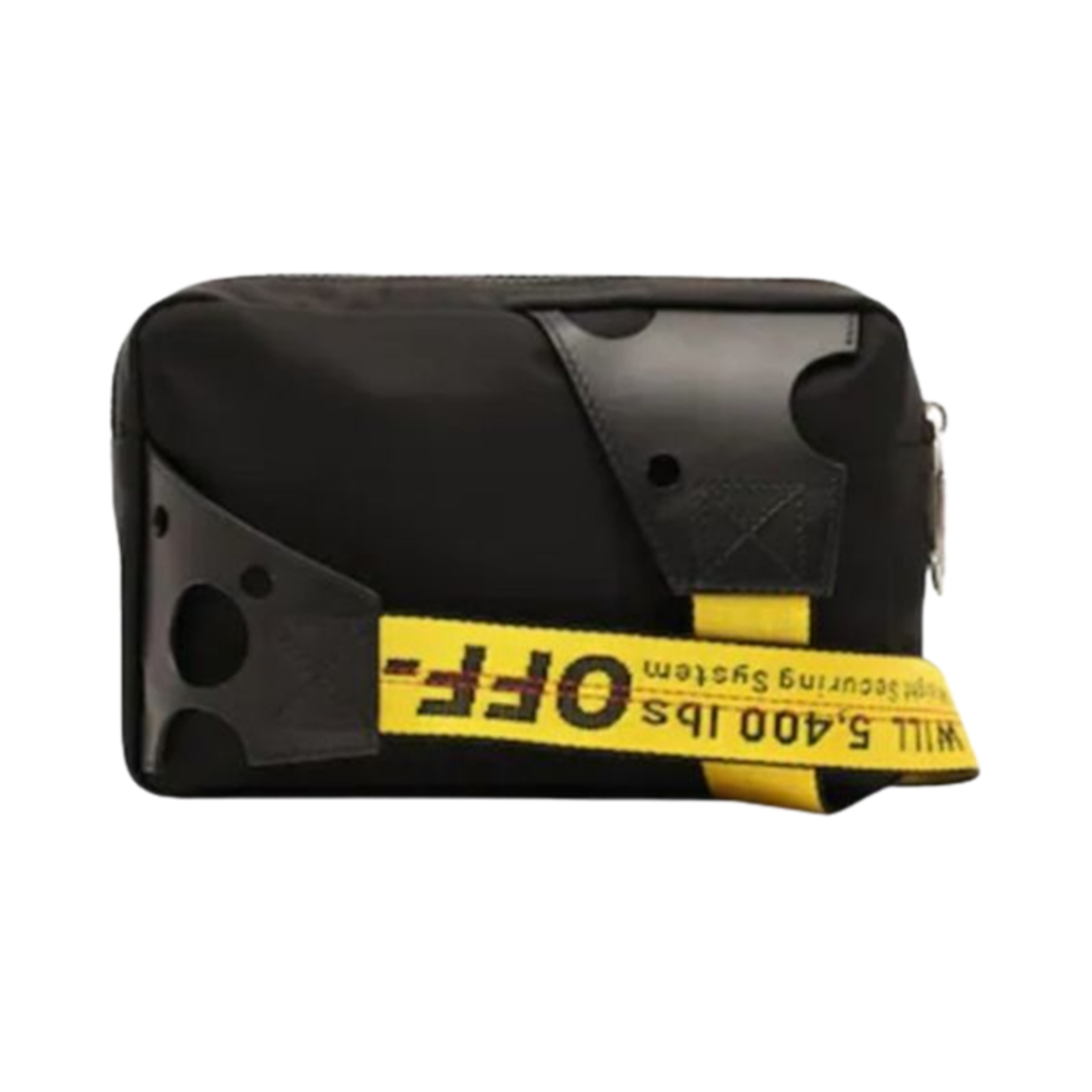 오프화이트 로고 인더스트리얼 나일론 카메라백 블랙(Off-White Logo Industrial Nylon Camera Bag Black)