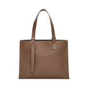 Loewe Buckle Horizontal Tote in Classic Calfskin Winter Brown
