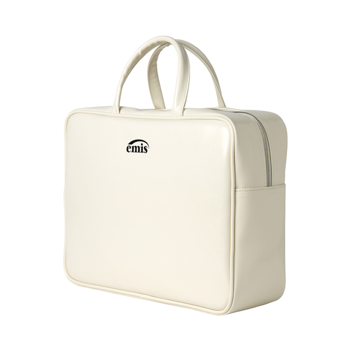 이미스 뉴 로고 스퀘어 토트백 아이보리(Emis New Logo Square Tote Bag Ivory) - 2