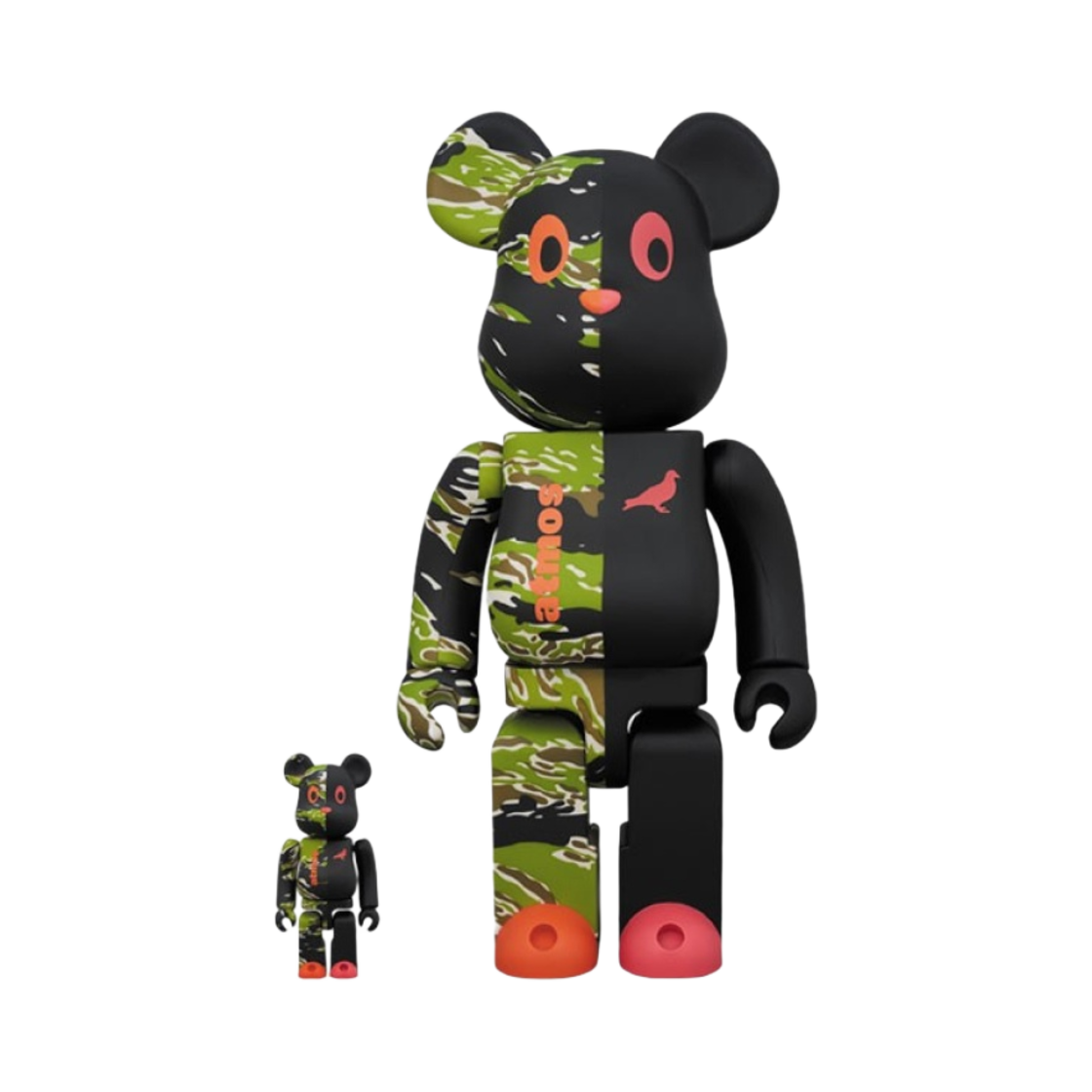 베어브릭 x 아트모스 x 스테이플 #2 100% & 400% 세트(Bearbrick x Atmos x Staple #2 100% & 400% Set) - 1