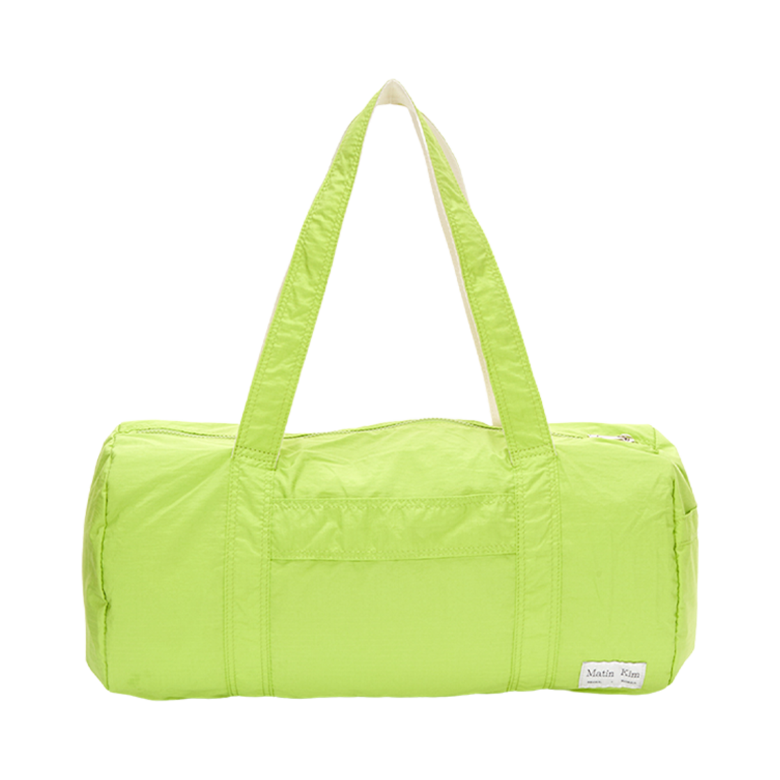 마뗑킴 로고 스포티 더플백 라이트 그린 | Matin Kim | KREAM